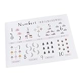 Abaodam 1ピーシー字母表装飾画 子供用英文字母ハンガー カートゥーンデザ