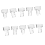 Gogogmee 10個 シリコン製搾乳器交換用アヒル口弁 衛生設計 逆流防止機能付き 手動搾乳器用アクセサリー