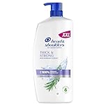 Head & Shoulders Thick & Strong Anti-Dandruff Shampoo 800ml Pump. With Rosemary Extract. Works Against Dandruff, Oil and Itch from the 1st Wash. Up to 100% Dandruff Protection, Clinically Proven