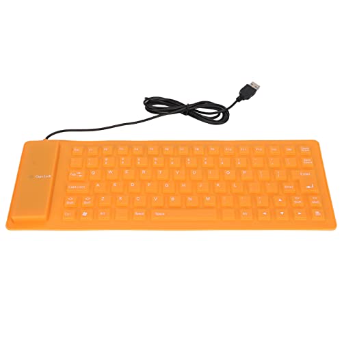 Clavier en silicone souple et silencieux avec câble USB étanche