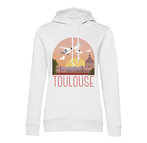 Sweat Toulouse paysage avion haut de gamme pour les passionnés de voyage