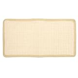 Cabilock Sisal Katzenkratzbrett Kratzmatte für Katzen zum Schutz von Sofas und Möbeln Kratzfestes aus Natürlichem Sisal Rechteckig und Haustiersicher für Zuhause und Wg