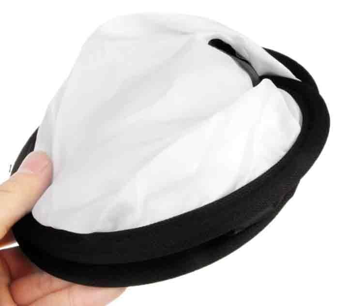 44CM DIFFUSORE FLASH SOFTBOX RIFLETTORE CIRCOLARE ritratto diffuser macro compatibile con NIKON SPEEDLIGHT SB-700 SB-910 SB-900 SB-5000 SB-500 SB-800 CANON SPEELITE 430EX II III 470EX 580EX