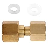 ARMYJY Adaptateur de bouteille de gaz CGA 320 à CGA 580 en laiton pour réservoir à régulateur d'argon – Soudure TIG/MIG, étanche avec joint en nylon