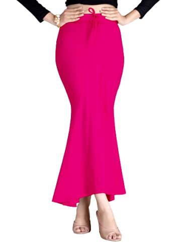 SCUBE DESIGNSFlare Saree Silhouette, Saree Shapewear,Saree contour, Saree Shaper, Petticoat, Skirts for Women & Girls, Cotton Lycra Shape Wear for Saree