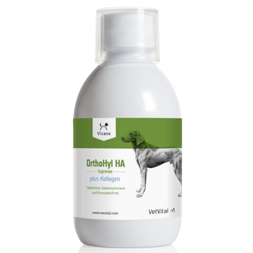 VetVital Vicano OrthoHyl HA Supreme Plus Kollagen | 500 ml | Ergänzungsfuttermittel für Hunde