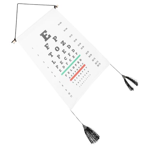 Cabilock Eyesight Testing Wall Chart Visual Chart Eye Test Family Eye Exam School Classroom Supply