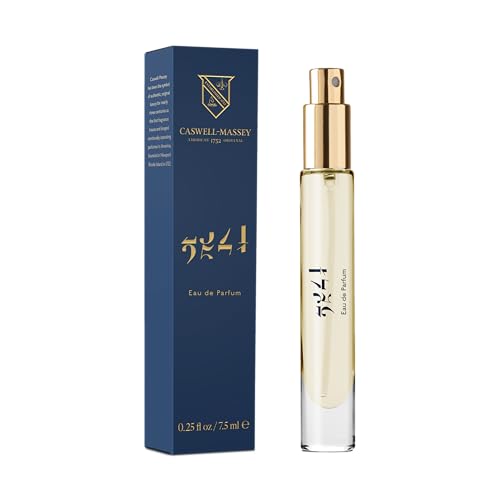 Caswell-Massey 2571 Eau de Parfum Spray, Warm Sandalwood & Bergamot Scent, Fragrance for Men & Women, Made in USA, 0.25 oz