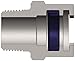Dixon BOWES COUPLER, 3/8" M-BSPT, STEEL 200619-4-3 (1660640CLF)