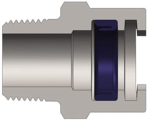 Dixon MC3136 Galvanized Steel Type B Shank/Water Quick-Connect Fitting, Coupler, 6