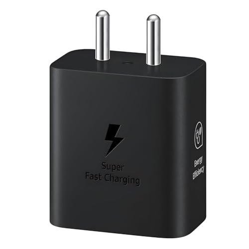 Image of Hoerrye 25W Gan Fast Charging Adapter with 1M Type C to C Cable Compatible with Galaxy S25, A56, A16, A06,M05,M06, M16,F16,F05,F06 & Other 25 watt USB C Devices, Superfast Mobile Phone Charger, Black