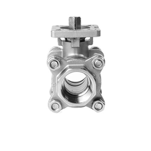 Vanne à bille DN25 inox 304 à filetage interne avec plateforme de commutation - 3