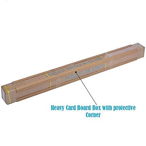 Image of Cineview Motorised Home Theatre Projector Screen, 120 Inch Diagonal, 8 ft x 6 ft in 4:3 Format, Electric, Supports Ultra HD-3D-4K Technology, Comes with RF Cordless Remote(White) V-8