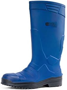 Shoes for Crews Sentinel, Men's, Women's, Unisex Steel Toe (ST) Work Boots, Slip Resistant, Water Resistant, Blue, Size 10 | Image 6