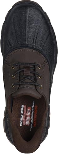 Skechers - Mens Relaxed Fit: Respected - Jace Slip On Shoes, Color Chocolate/Black, Size: 13 M US2