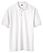 Men's 7 oz Hanes STEDMAN Cotton Pique Polo Adult XL(46-48), White