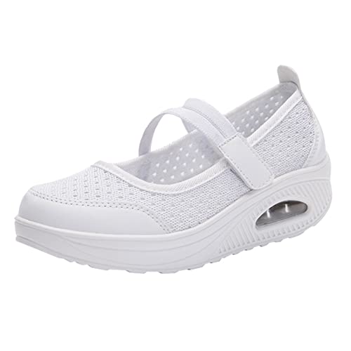 Orthopädische Schuhe Damen Air Cushion Diabetiker Schuhe Rush-On Mit Luftkissen Wmshoe Laufschuhe Walkingschuhe Turnschuhe Slipper Plateau Mit Fussbett Sportschuhe Hausschuhe Rutschfest Sneaker thumbnail