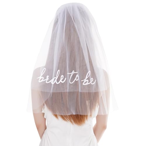 10 Best Engagement Party Outfits to Make You the Star of the Night 2 Bride Veil for Bachelorette Party Accessories