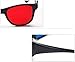 Red and Blue 3D Glasses Universal TV Movie Dimensional Video Frame 3D Glasses DVD Game Glass 3D Style Glasses for 3D Movies Games, 3D Viewing Glasses,Light Simple Design 3D Glasses Accessories