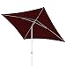Produktbild Doppler Sonnenschirm AluPro Neo Push Up 200x250 cm in Rot I Sonnenschirm für Balkon & Terrasse I Schirm knickbar I Öffnen & Schließen durch Push Mechanismus I Höhenverstellbar