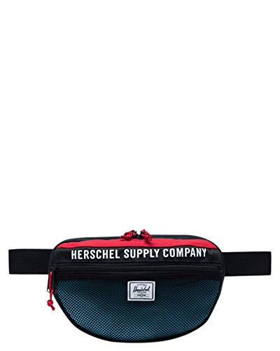 HERSCHEL 10590-03101 Nineteen Black/RED/Bachelor Button Unisex - Erwachsene Gürteltasche Einheitsgröße, Black/Red/Bachelor Button, Taglia Unica, Bauchtasche