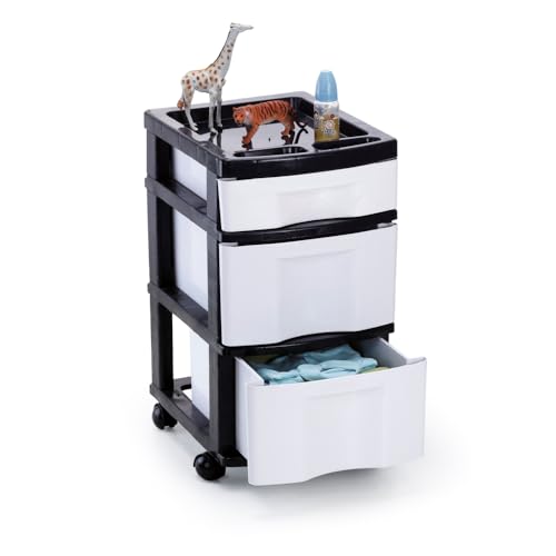 Gaveteiro Organizador Multiuso 2 Gavetas Grandes e 1 Pequena- Ideal Para Armazenamento- Escritório Q