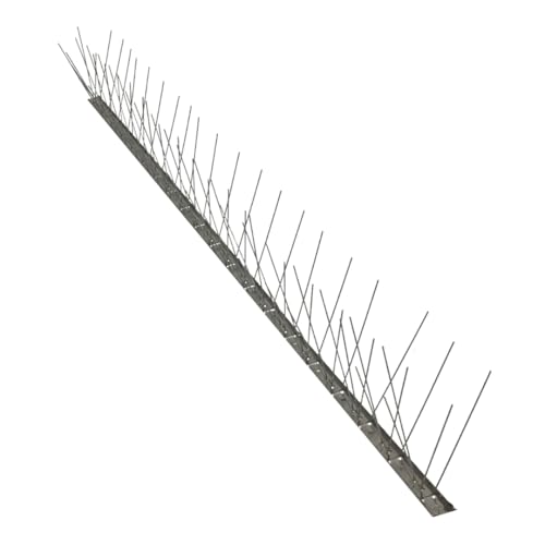 Einside AISI 304 - Pinchos Anti Palomas, 80 Puntas de Acero Inoxidable, Caja de 25 m Base Flexible