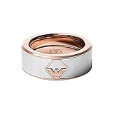 Finish: Gebürstet Emporio Armani Herren-Ringe Edelstahl mit \'- Ringgröße 61 EGS2635040-10
