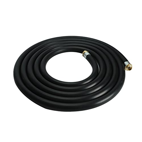 Easyberg Inlet 1'' & Outlet 3/4" X 20' Fuel Transfer Hose Hose Diameter 3/4" Farm Fuel Hose Tank Tube Hose Fluid Oil Pump Black (1 In & 3/4 In) #TOP3
