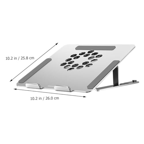 Base para portátil ajustable con ventilador y aleación de aluminio miniatura 7