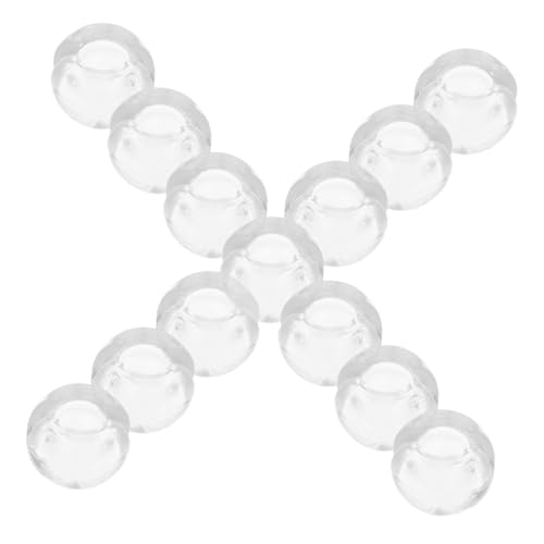 NUOBESTY Topes Transparentes para Cadena de Cuentas de Persianas Enrollables, Fijadores Seguros Verticales, Accesorios para Cortinas, 20 Piezas, Compatibles Cortinas Plegables