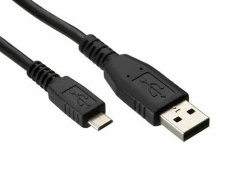 iSeventy9 Micro USB Cable Lead Charger Compatible With Zagg Folio Keyboard, 2 In 1 Sync & Charge Data Cable - Black (0.5M)