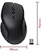Speedlink Snappy Wireless Mouse - Kabellose Maus 2.4GHz, 5 Tasten bis 1800 DPI, ergonomische Funkmaus wiederaufladbar 600mAh Akku, USB-C Ladefunktion, USB-A Nano Empfänger für PC Laptop, schwarz