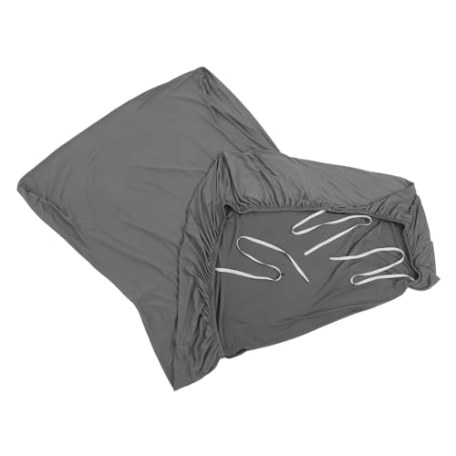 Ipetboom Elastischer Sofabezug ohne Armlehne Grauer Stretch Schutz für Chaise Lounge Sofas und Schlafsofas Modernes Design Strapazierfähig und Passgenau für Wohnzimmermöbel