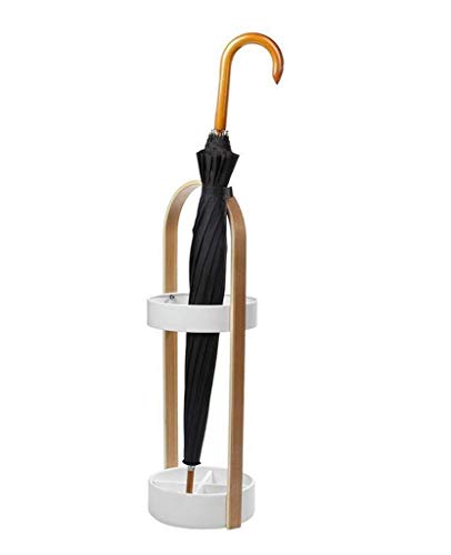 Porte-parapluie d'entrée blanc support métallique design pour maison