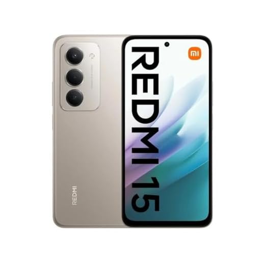 XIAOMI Redmi 15 – Smartphone 8 + 256 GB, Grigio Titano, display da 6,9" 120Hz, processore Snapdragon® 685, fotocamera da 50 MP, batteria da 7000 mAh, caricabatterie non incluso