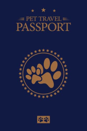 Pet Passport & Medical Record, for Pet Health and Travel Size 4"x...