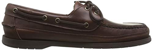 Image of Sebago Endeavor Waterproof Boat Moccasins - All Leather Moccasins for Men with Canoe Moc, Leather Lining, 360 Laces, Non-slip Soles