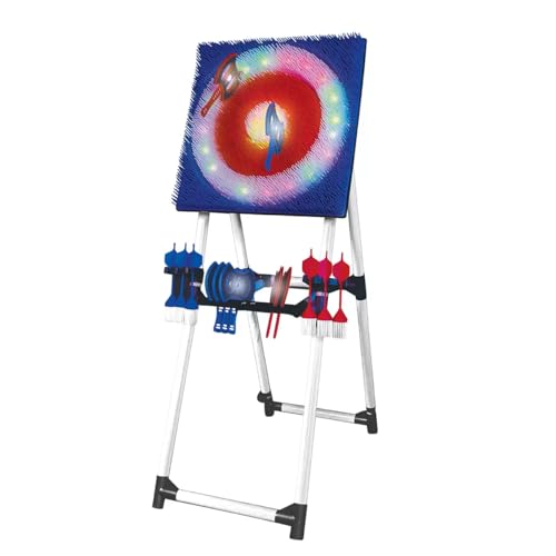 Ideaonic Light Up Axe Throw Set with Throwing Darts