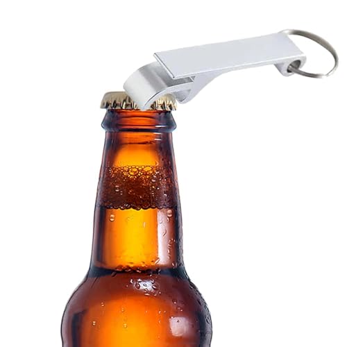 Mini Aluminum Bottle Opener Keyring - 2 Pack for Parties - Image 7