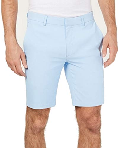 Alfani Mens Shorts Alfa-Tech Flat Front Performance Blue 38
