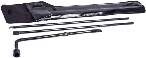 Image of Premium Spare Tire Lug Wrench Tool Replacement Kit Carbon Steel Compatible For 2003-2017 Ford Super Duty F-250 F-350 F-450 F-550 F250 F350 F450 F550