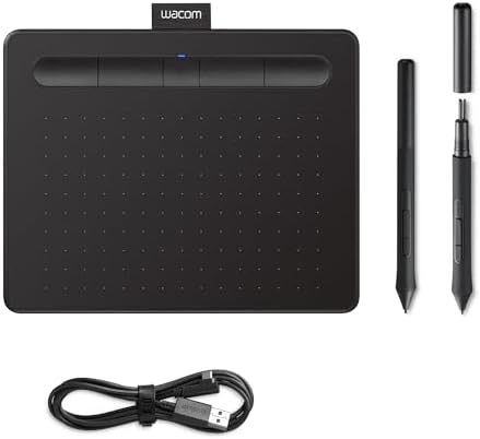 Bild 7 - Wacom Intuos Small Zeichentablett - Tablet zum Zeichnen & zur Fotobearbeitung mit druckempfindlichem Stift schwarz - Ideal für Home-Office & E-Learning