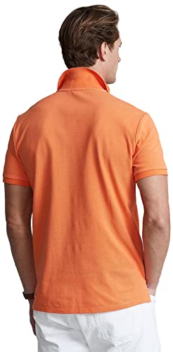 Image of Polo Ralph Lauren Men Custom Fit Mesh Pony Logo Shirt (XL, MayOranage)