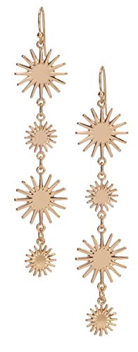SPUNKYsoul Handmade Starburst Sunburst Earring for Women