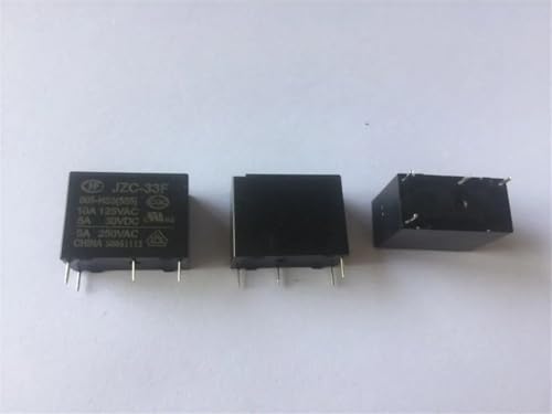 Relés de potencia JZC-33F evitan fallos de energía controlando cargas de 5A en placas de 4PIN