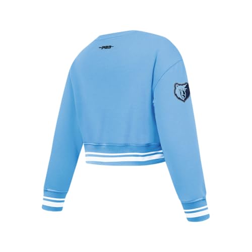 Image of Pro Standard Big Girls NBA Retro Classics Fleece Crewneck Sweatshirt