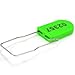 Plastic Padlocks Security Seals Tags Water/Electricity Metal Wire Seal Locking Disposable Anti-Tamper Lock Tag with Numbered(50pcs,Green)