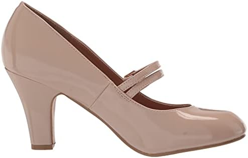 Journee Collection Womens Wendy Patent Round Toe Pumps Tan 6.5 Medium (B,M) Review | Image 5
