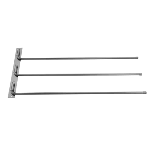 MMABEUTF Hållare för hästsadelfilt, för förvaring av hästutrustning, väggmontering med 3 stänger, 180 graders vikningsdesign, för fäste: